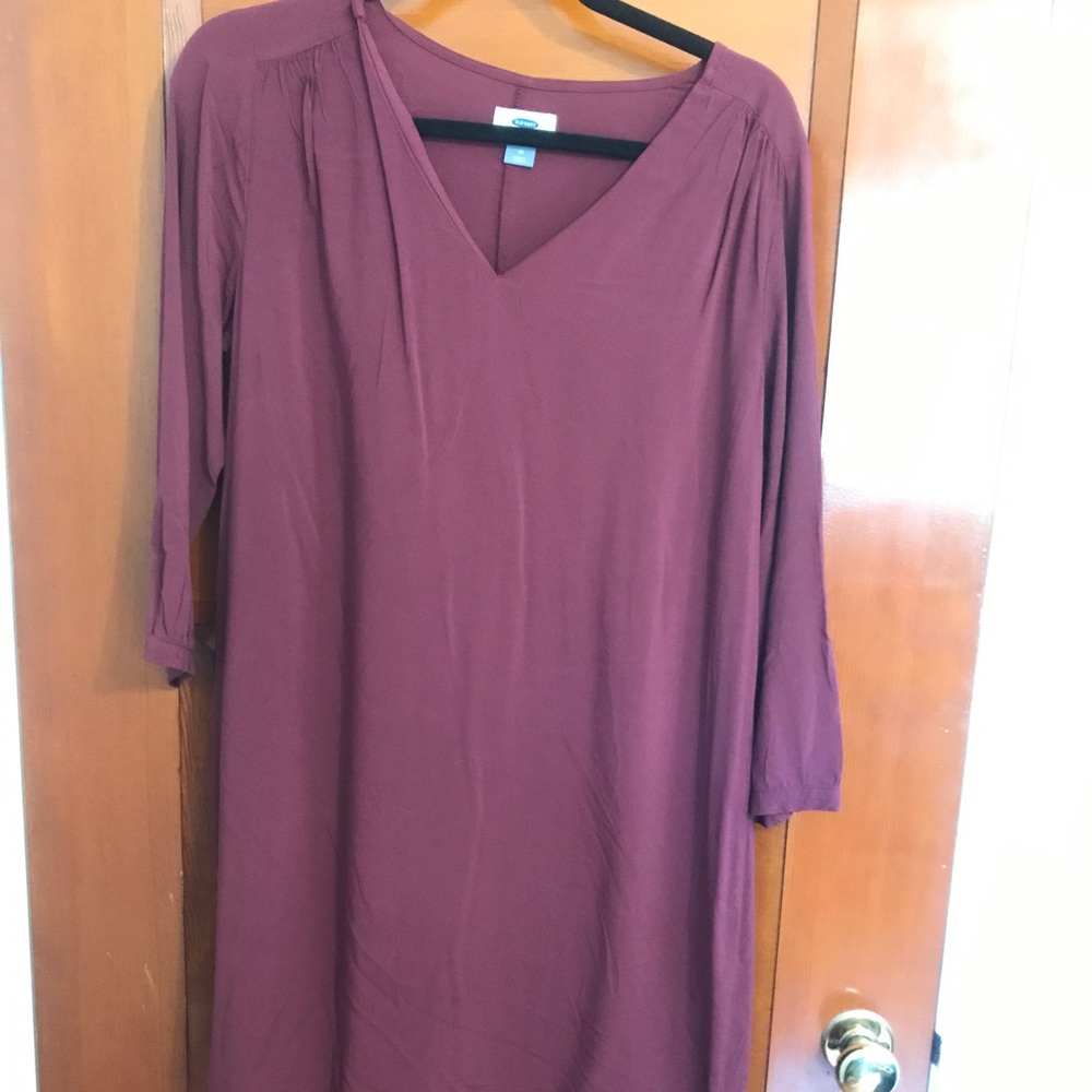 Burgundy Old Navy Tunic Dress
